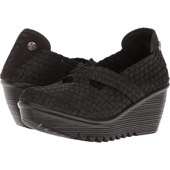 bernie mev. Shoes Bernie Mev Nib Cleaporta Basket Weave Wedge Pump